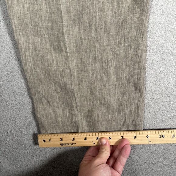 Vintage 1970s Brooks Brothers Trousers Women’s Size 14 Linen Knit Made in USA - Picture 9 of 13